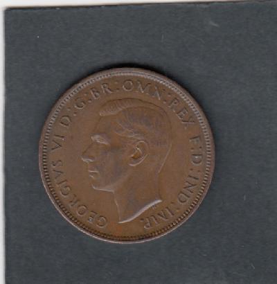 Beschrijving: 1 Penny  GEORGIUS VI  